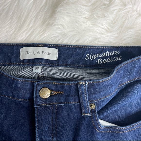 Henry & Belle Signature Boot Cut Denim Jeans Size 30 Buckle - Picture 3 of 7
